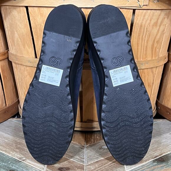 Cloudsteppers by Clarks Caddell Tropic Blue Faux Nubuck Ankle Boot Women Size 11 - Picture 10 of 12